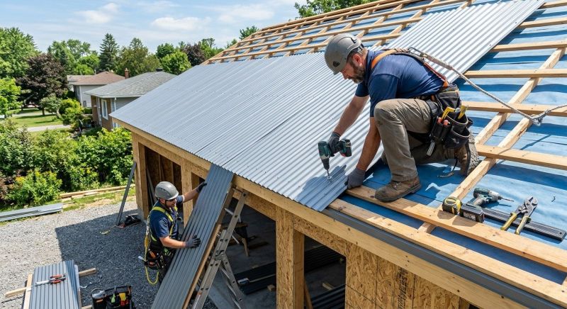 Barn Roof Installation in Fredericksburg, VA